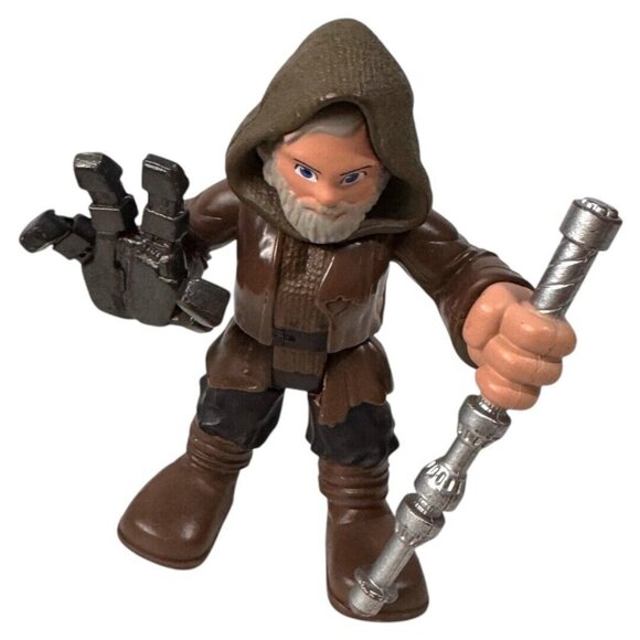 STAR WARS Mix lot Galactic Heroes JABBA Rancor LUKE C3PO 2001 - Picture 4 of 9